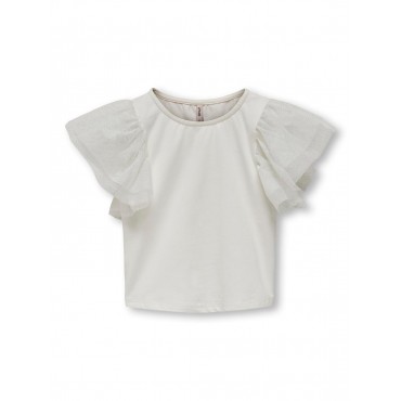 Maglia bambina Only bianca...