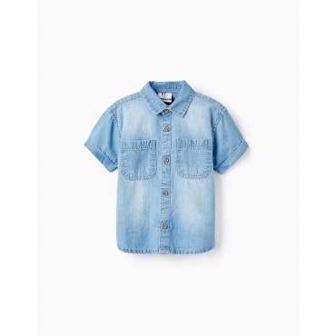 Camicia neonato Zippy in denim