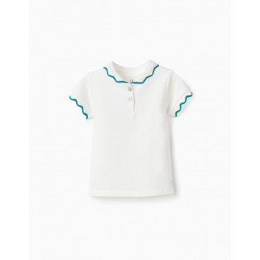 Polo neonata Zippy bianca...