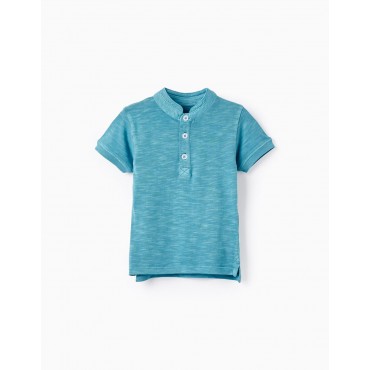 Polo neonato Zippy blu