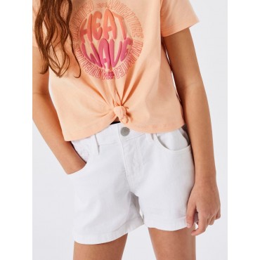 Shorts bambina Name it bianchi
