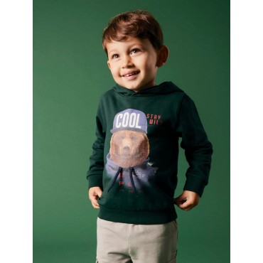 Felpa bambino Name it verde...