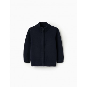 Cardigan neonato Zippy blu...