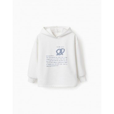 Felpa bambina Zippy bianca...