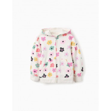 Felpa bambina Zippy bianca...