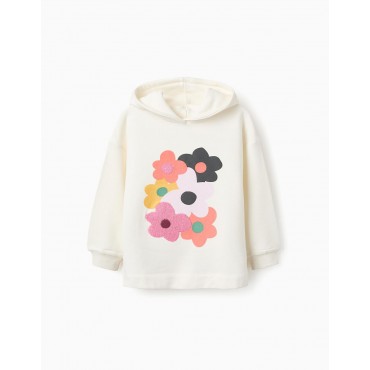 Felpa bambina Zippy bianca...