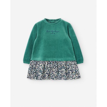 Abito neonata Losan verde...