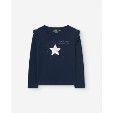 Maglia bambina Losan blu...