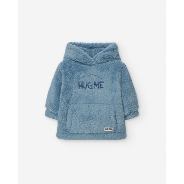 Felpa neonato Losan blu HUG ME