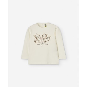 Maglia neonata Losan bianca...