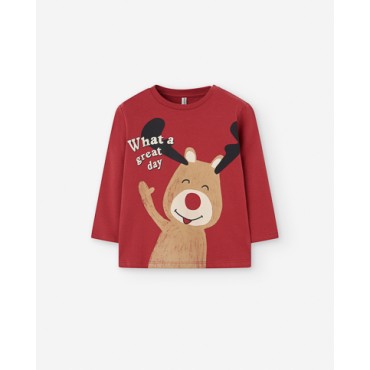 Maglia neonato Losan rossa...