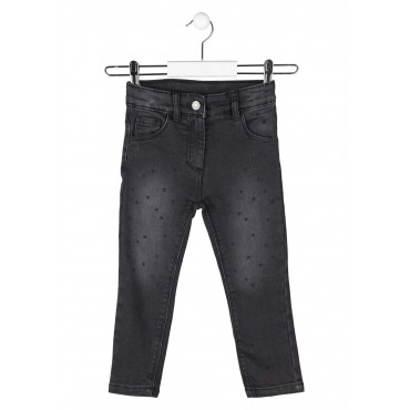 Jeans bambina Losan nero...