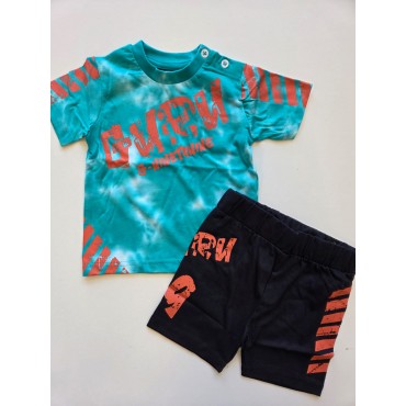 Completo neonato Guru verde...