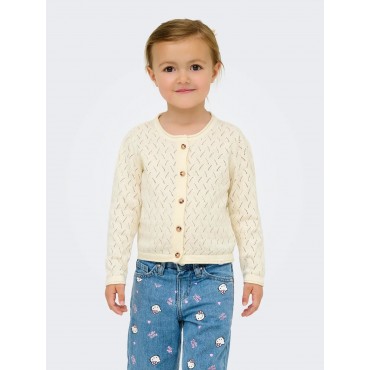 Cardigan bambina Only panna...