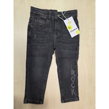 Jeans bambino Losan nero Rock