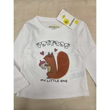 Maglia bambina Losan bianca...