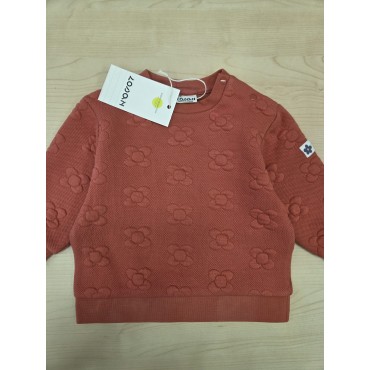 Felpa neonata Losan corallo...