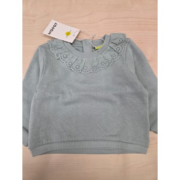 Felpa neonata Losan verde...