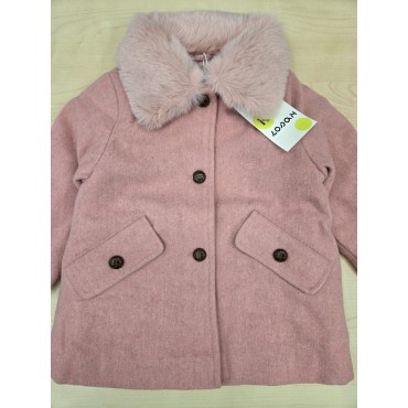 Cappotto bambina Losan rosa