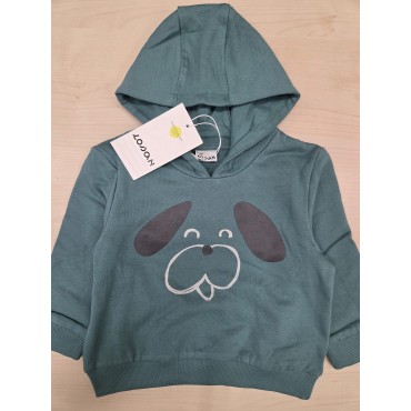 Felpa neonato Losan verde...