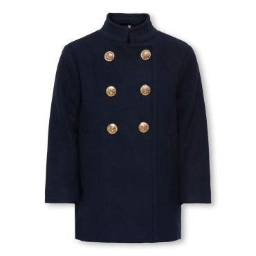 Cappotto bambina Only blu...