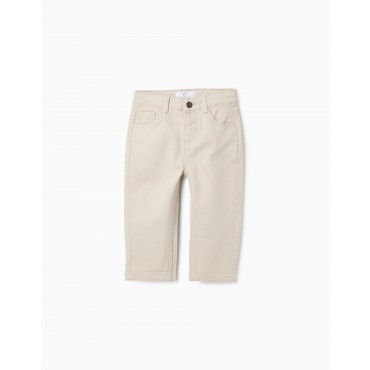 Pantaloni neonato Zippy beige