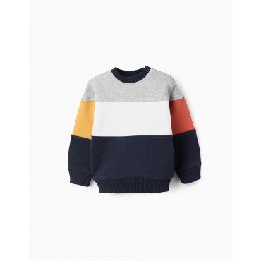 Felpa neonato Zippy grigia...