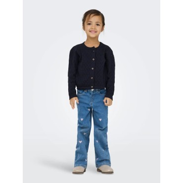 Cardigan bambina Only blu...