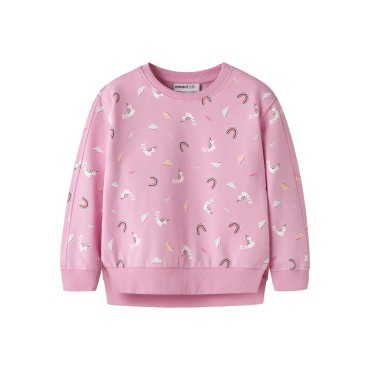 Felpa bambina Name it fuxia...