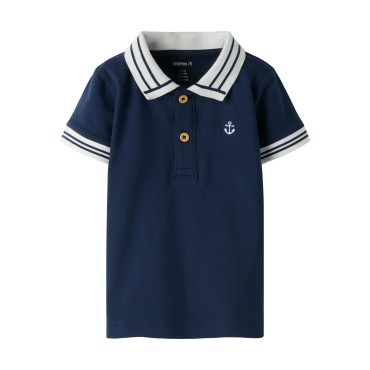 Polo neonato Name it blu...
