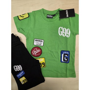 Completo bambino Guru verde...