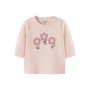Maglia neonata Name it rosa...