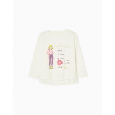 Maglia bambina Zippy bianca...