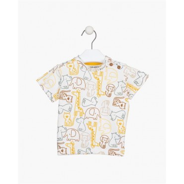 Maglia neonato Losan bianca...