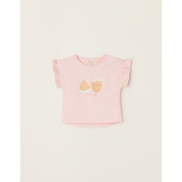 Maglia neonata Zippy rosa...