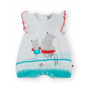 Pagliaccetto corto neonata...