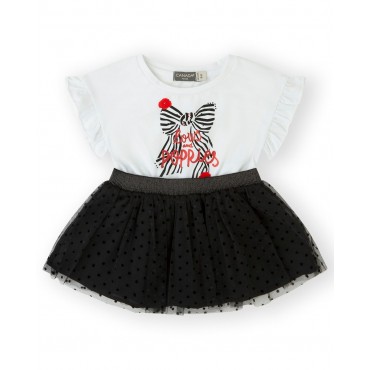 Abito neonata Canada bianco...