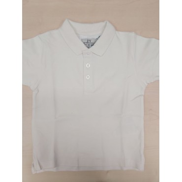 Polo bambino Zippy bianca...