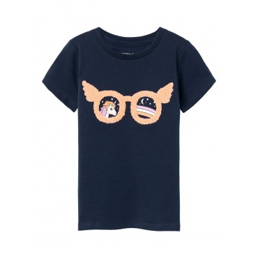 Maglia bambina Name it blu...