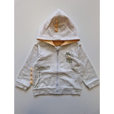 Felpa neonato Losan grigia...