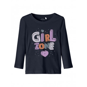 Maglia bambina Name it blu...