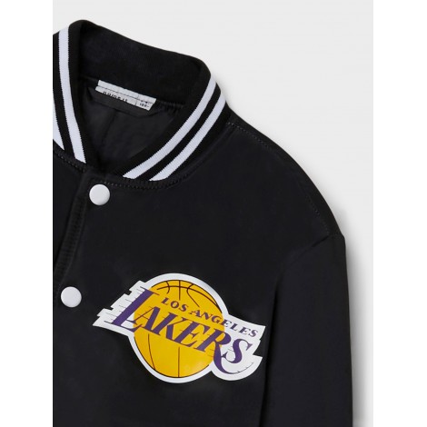 Bomber bambino/ragazzo NBA nero college Los Angeles Lakers