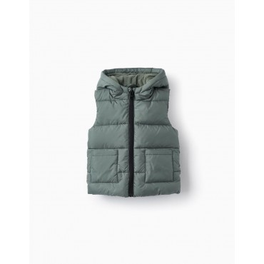 Gilet neonato Zippy verde...