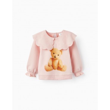 Felpa neonata Zippy rosa...