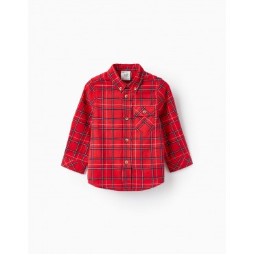 Camicia neonato Zippy rossa...