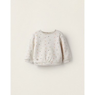 Felpa neonata Zippy beige...