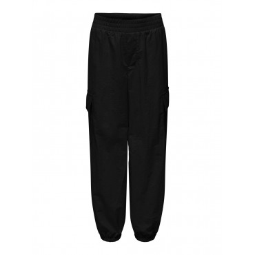 Pantaloni bambina/ragazza Only nero modello cargo