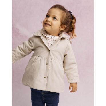 Parka neonata Zippy beige...