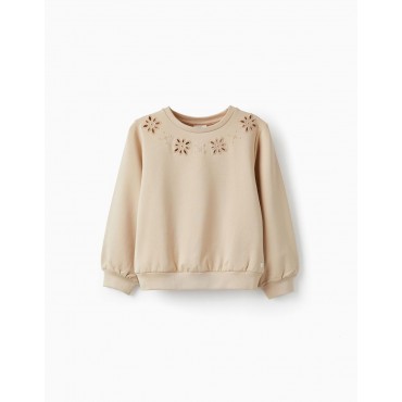 Felpa bambina Zippy beige...