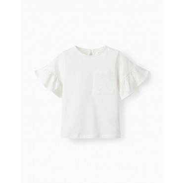 Maglia bambina Zippy bianca...